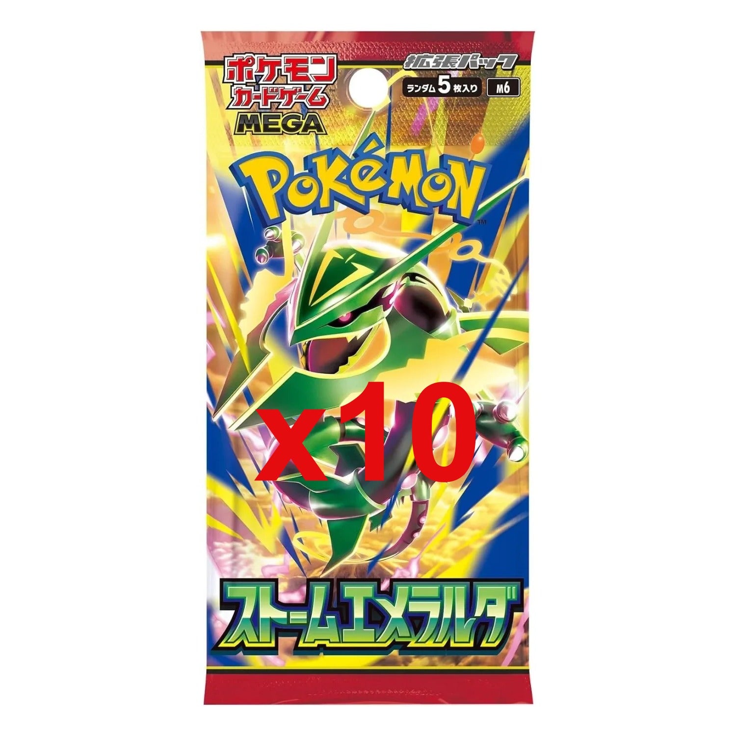 Lot de 10 boosters Storm Emeralda M6 japonais