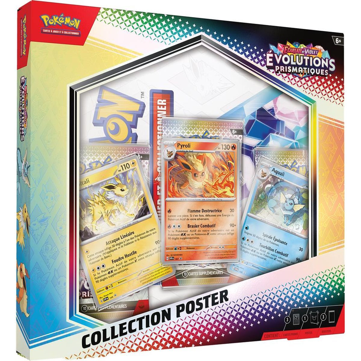 Coffret Poster Évolutions Prismatiques EV8.5 : Français