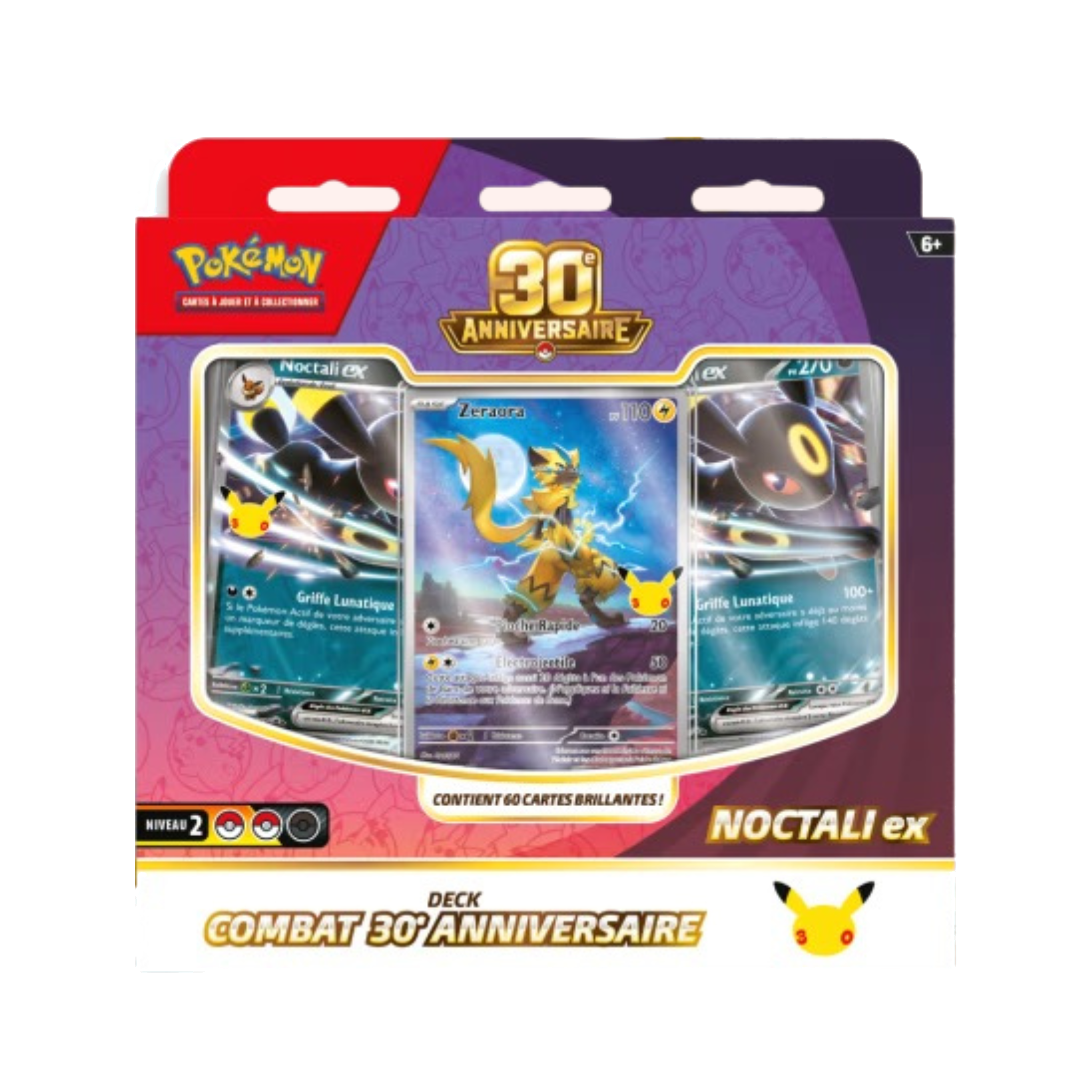 Deck de Combat Mentali ex / Noctali ex - 30e Anniversaire - Français - visuel 2