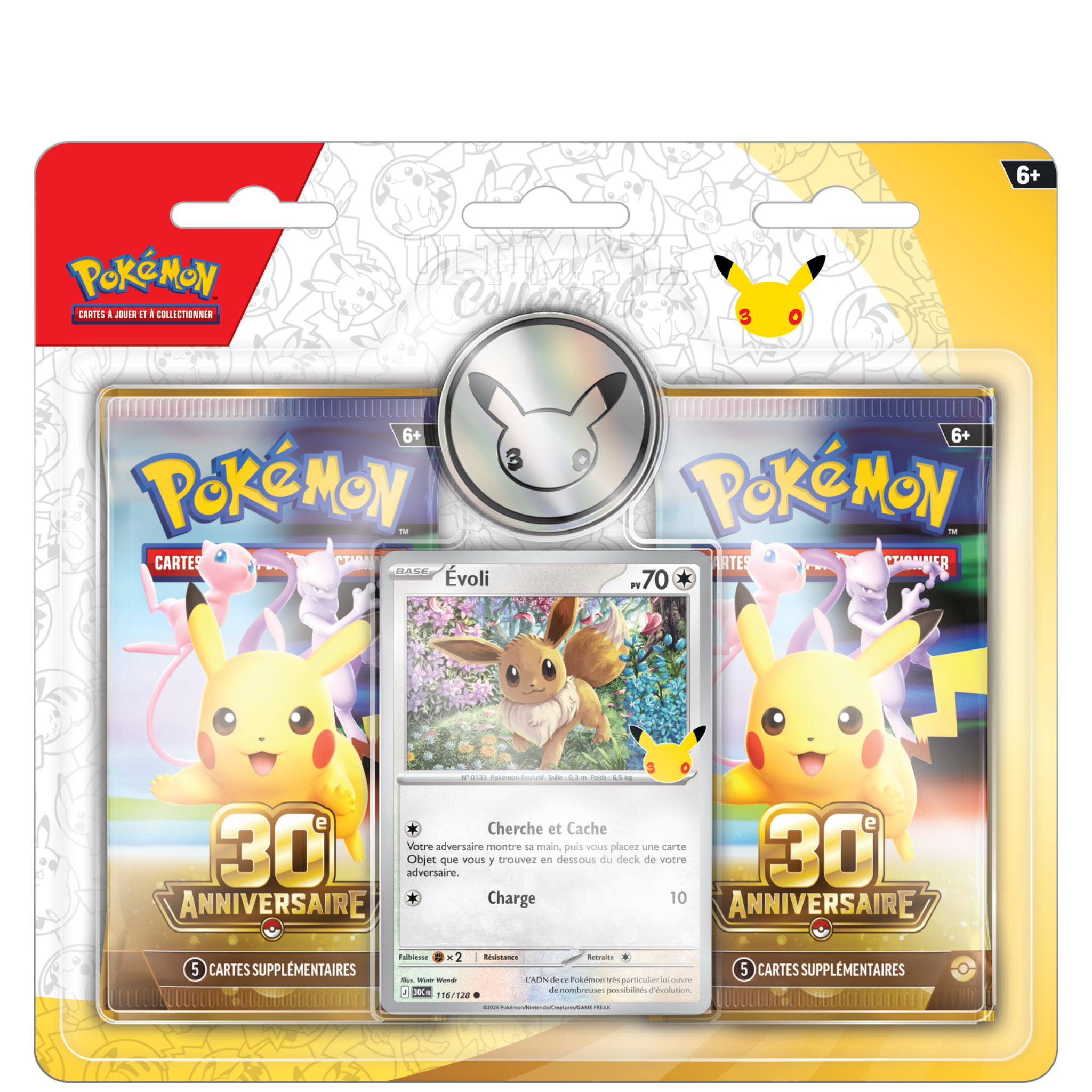 Pack 2 Boosters Évoli - 30e Anniversaire - Français