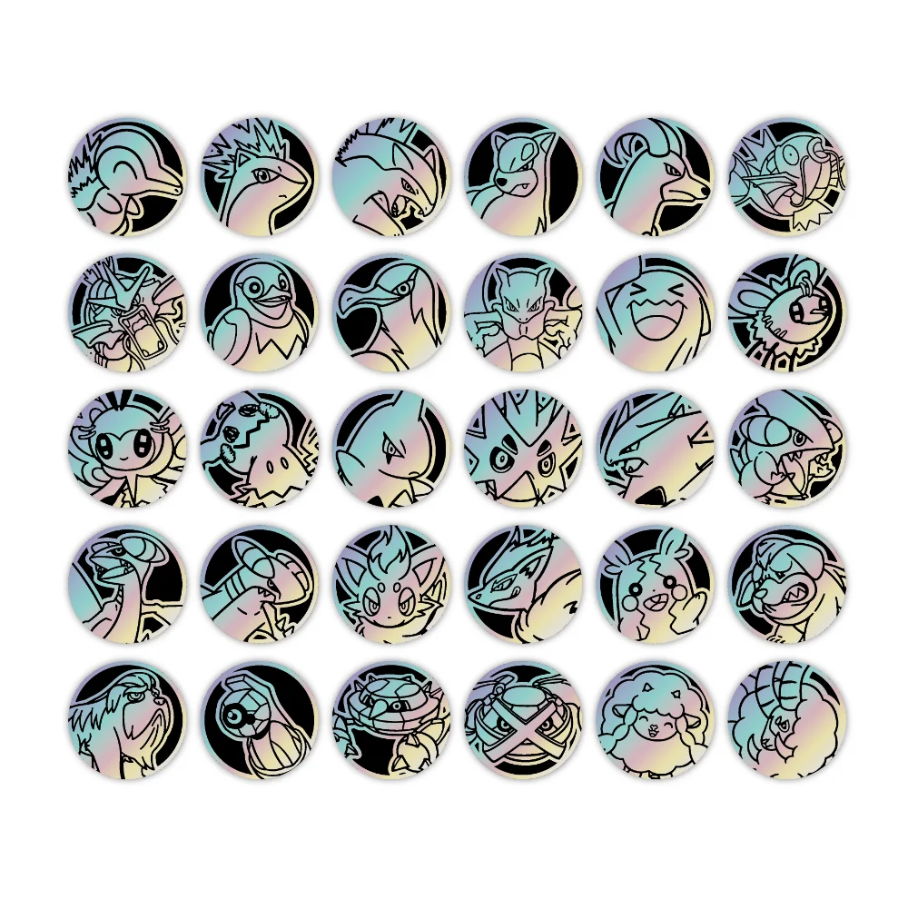 Les jetons de collection du tripack CSV10C, modèles rares irisés