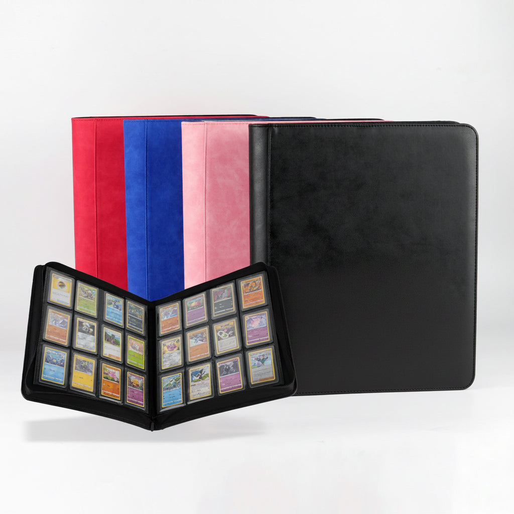 Classeur 480 Toploader Zip - Premium Noir - Pokeseller14 Pokeseller14