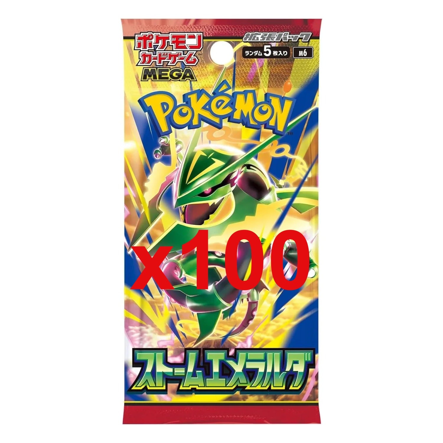Lot de 100 boosters Storm Emeralda M6 japonais