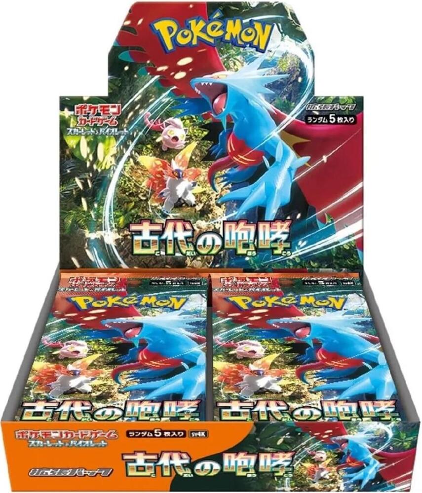 Display Ancient Roar SV4K en japonais, 30 boosters de 5 cartes