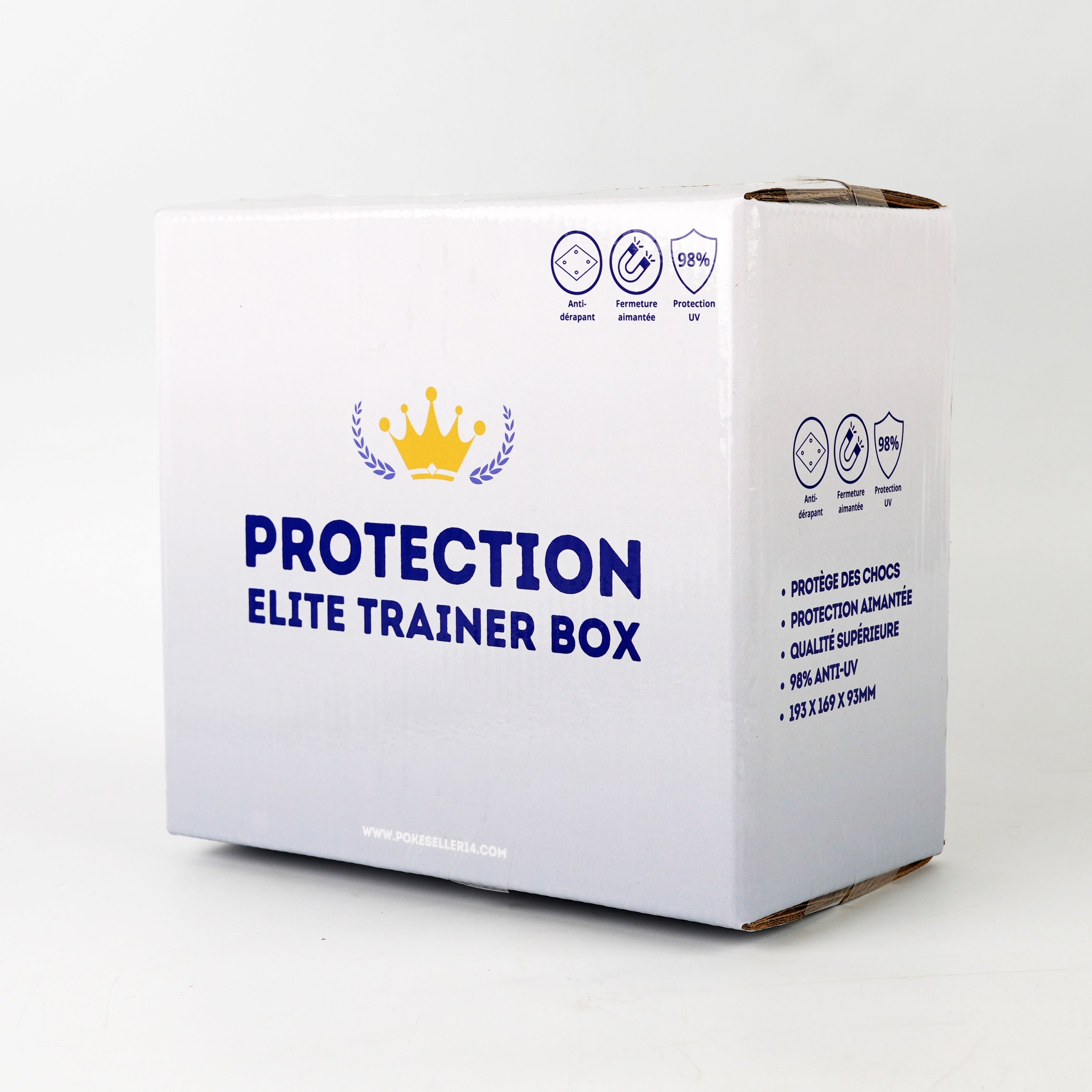 Protection acrylique pour ETB Pokémon, vue de face