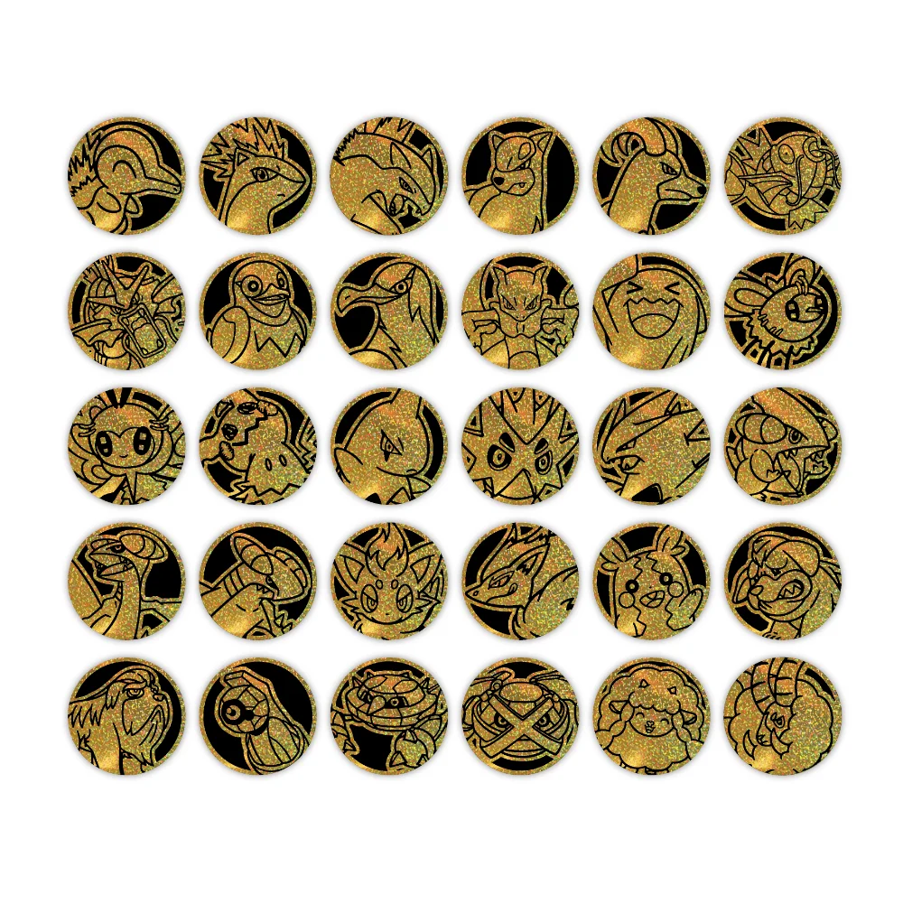 Les jetons de collection du tripack CSV10C, modèles ultra rares dorés